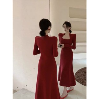 ĐẦM MIDI CỔ U (KÈM VIDEO HÌNH THẬT)