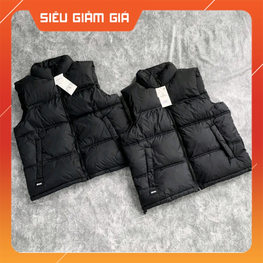 (Chính Hãng) Áo Gile Phao Zara Đen - Gile Zara Black Authentic