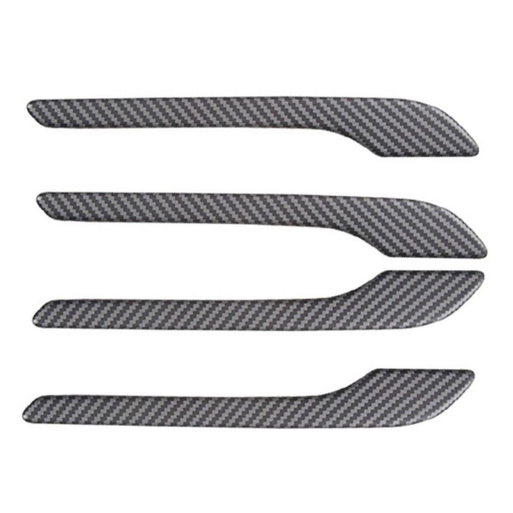 Set 4 Miếng Dán Tay Nắm Cửa Xe Hơi Chống Nước Chống Trầy Bằng Sợi Carbon Thông Dụng