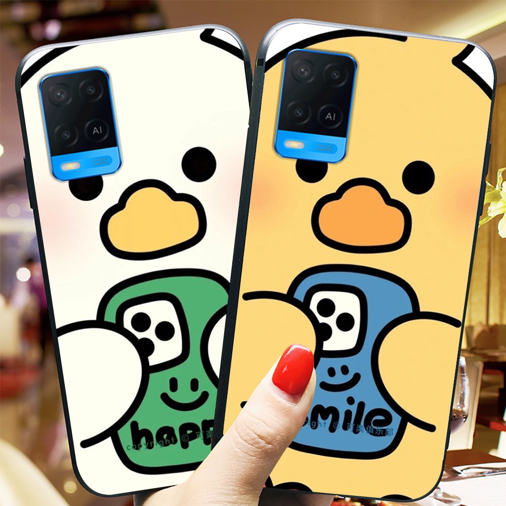 Ốp lưng oppo a54 4g / oppo a54 5g chú vịt ngộ nghĩnh dễ thương