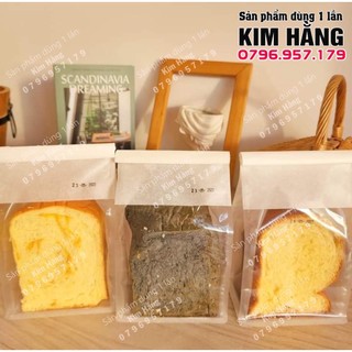 Set 100 túi gấp mí size nhỏ đựng bánh , kẹo , đựng bánh mì sandwich,......