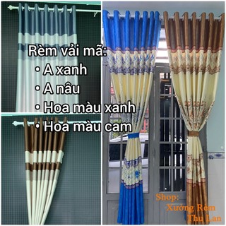 Rèm màn mẫu mới A + Hoa màu đẹp