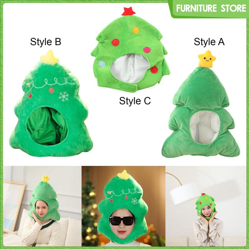 Mũ Giáng Sinh Lông Mềm Hóa Trang Unisex