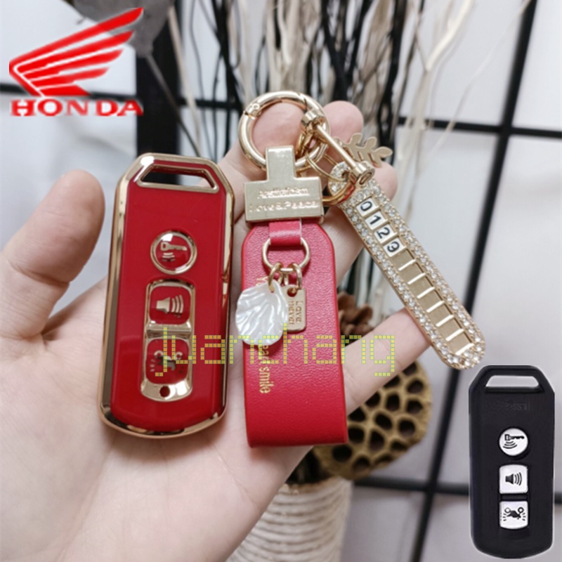 Vỏ TPU Bảo Vệ Chìa Khóa Điều Khiển Từ Xa Cho Honda PCX 2020 Honda X-ADV SH300i NF07 Forza 300 PCX 125 150 SH300 Giá Đỡ