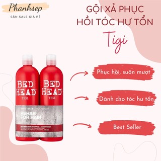 Cặp gội xả Tigi Bed Head 750ml chính hãng