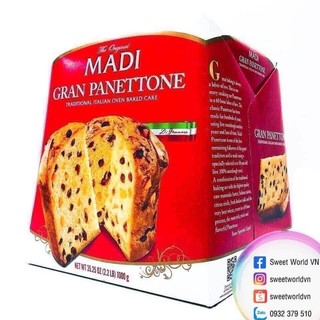 Bánh bông lan Madi Panettone (1kg) - Ý