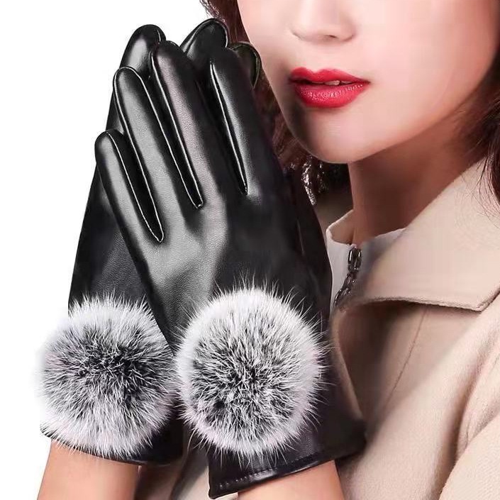 Găng tay da bao tay xe máy cảm ứng chống nước Găng Tay Lái Xe Bằng Da PU Chống Gió Chống Nước Giữ Ấm Mùa Đông Cho Nam găng tay bao tay chơi game găng tay xe máy bao tay găng tay da