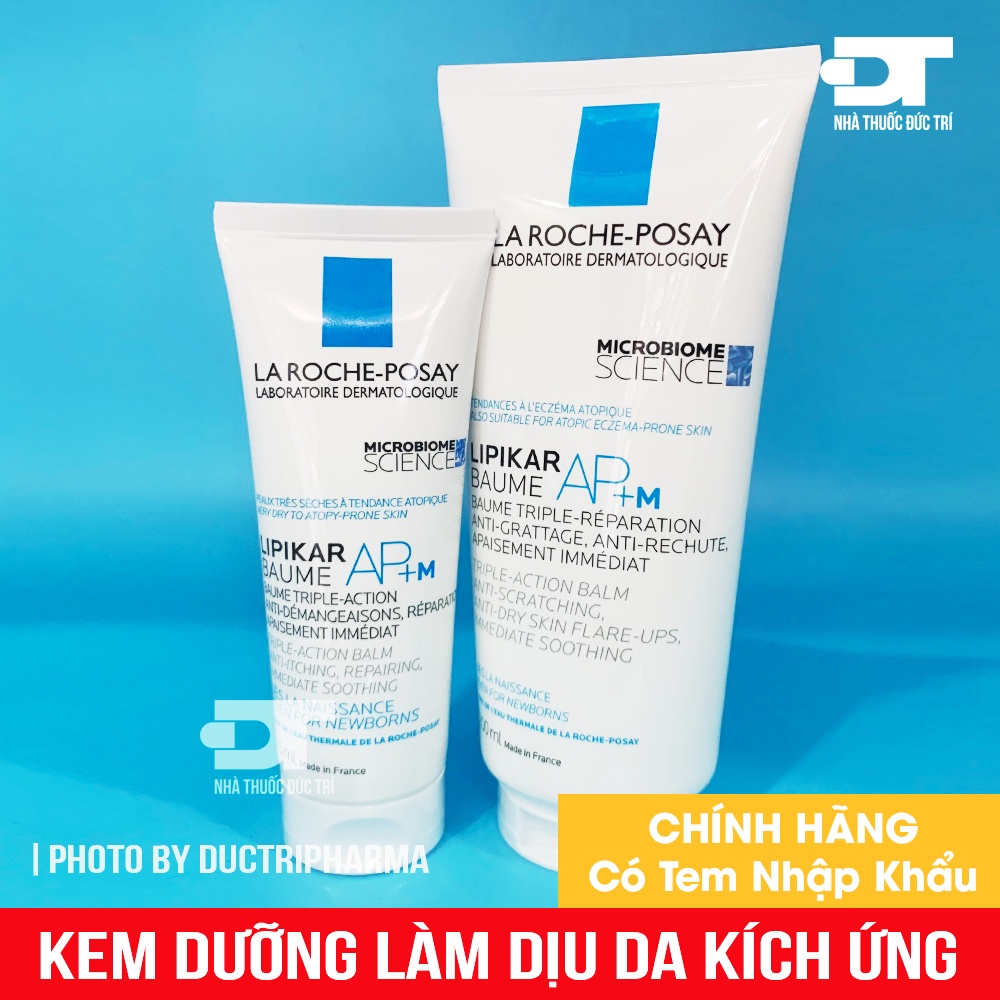 Kem Dưỡng Giảm Ngứa, Làm Dịu Da Khô Mẩn Đỏ La Roche-Posay Lipikar Baume AP+ 200ml