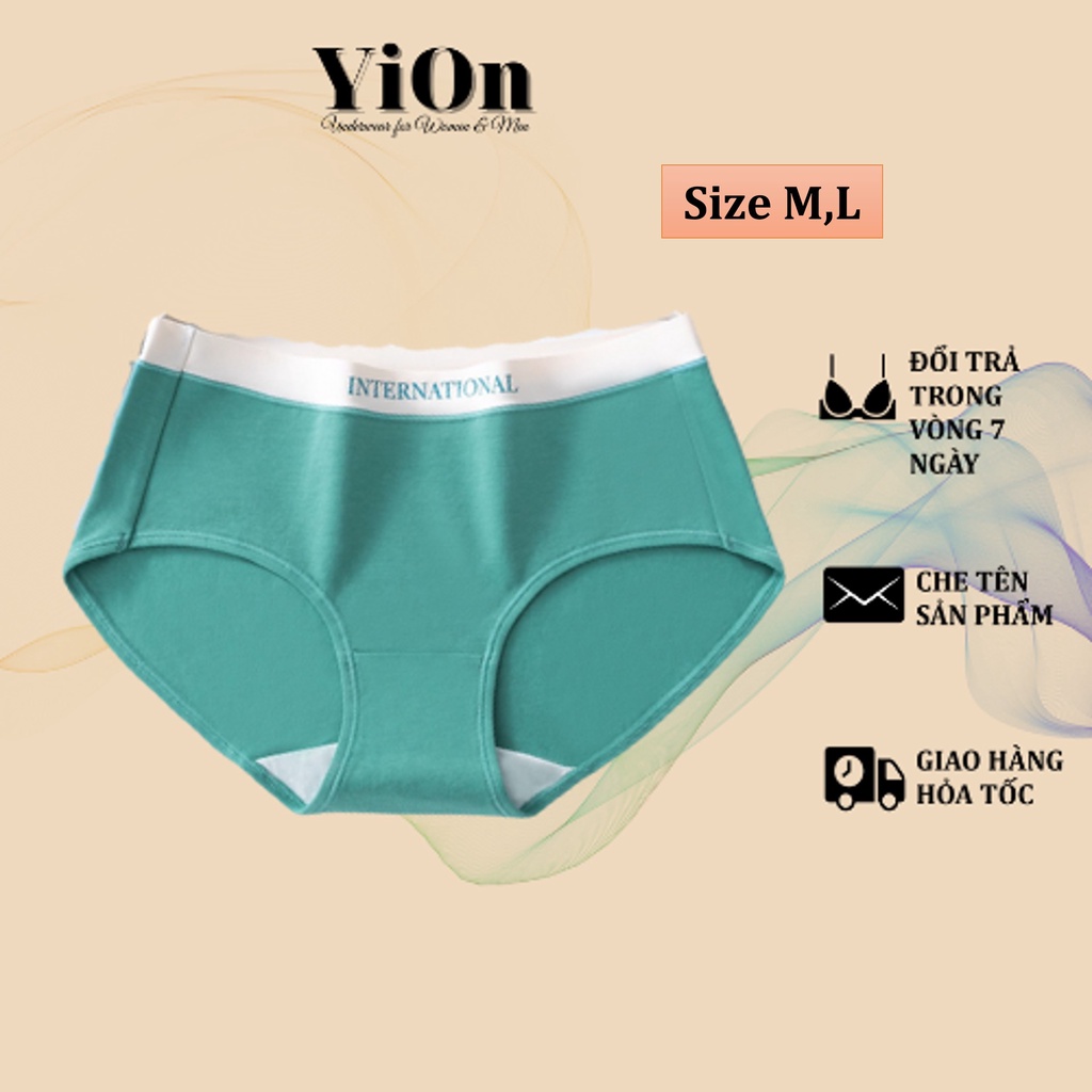 Quần lót nữ cotton International co dãn 2 chiều  kháng khuẩn Yion Underwear QC10