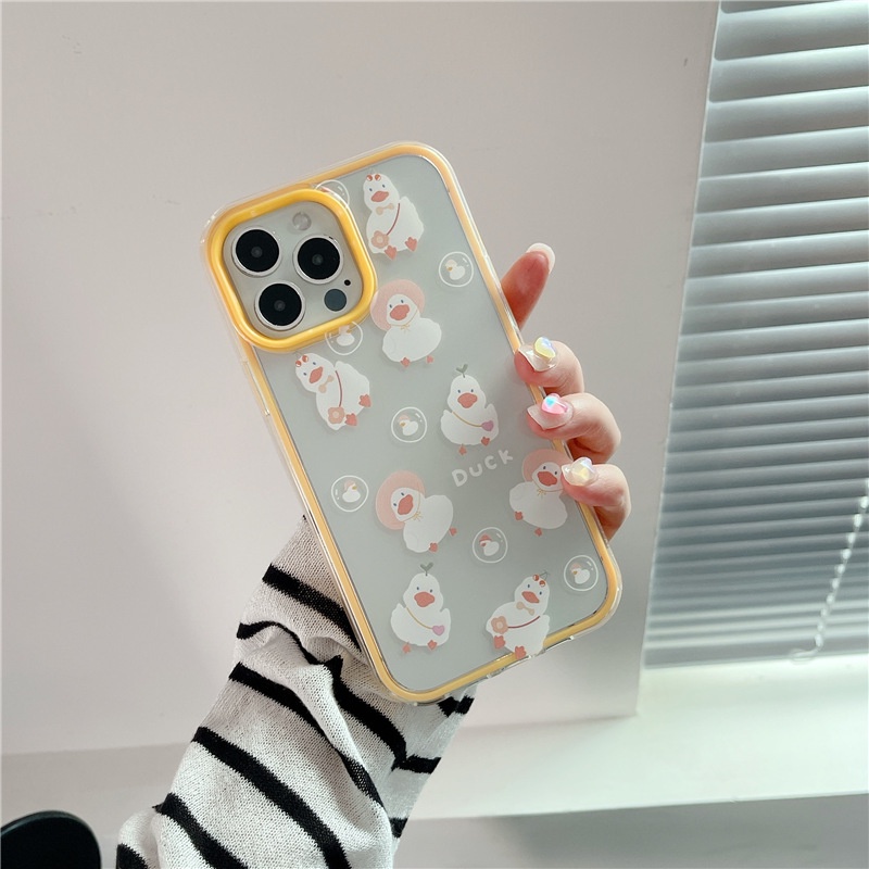 Ốp Điện Thoại Hình Vịt 3 Trong 1 Cho Vivo Y15S Y15a Y12 Y15 Y17 Y20 Y20i Y20s Y12s Y21 Y21s Y21T Y33s Y50 Y30 Y30i