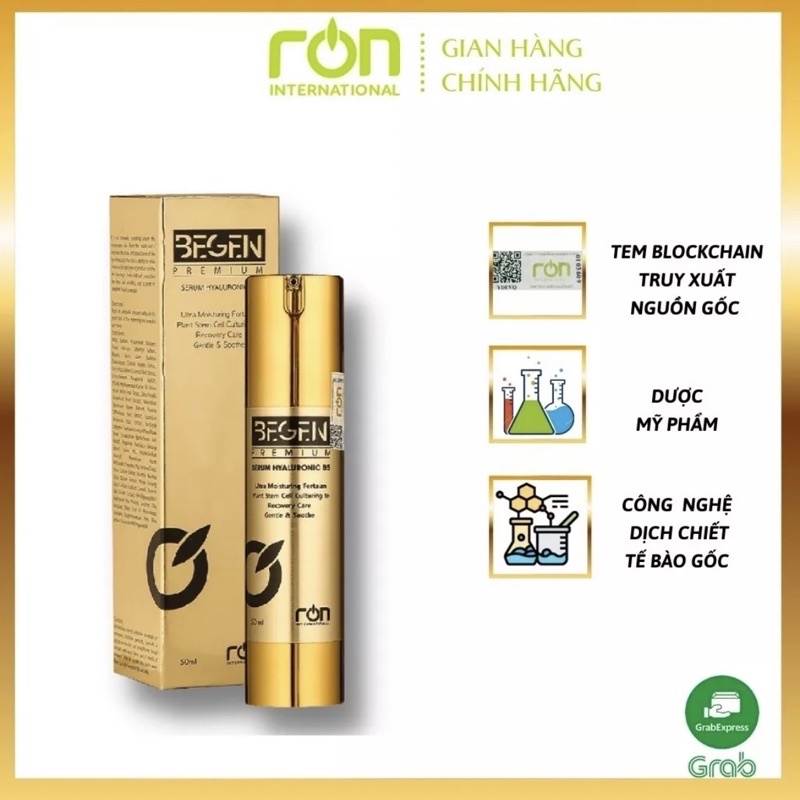 Tinh Chất Dưỡng Ẩm HA B5 Begen Premium Serum Hyaluronic - Ron International