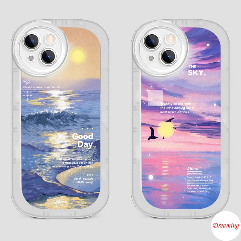 Ốp Lưng Điện Thoại cho Redmi Note 11 11S 10 9 8 7 9S 10C 9T 9A 9C C40 F3 X3 GT NFC X4 M3 M4 Pro 5G 4G Vỏ mắt lớn Vỏ mắt lớn Motif Ocean Sky Sea Gull