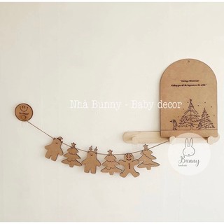 Set dây gấu và cây thông noel