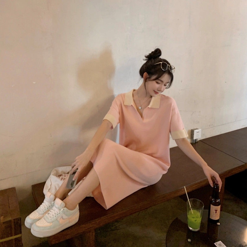 Đầm Thun Polo Dáng Dài Form Rộng Thời Trang Mùa Hè 2022