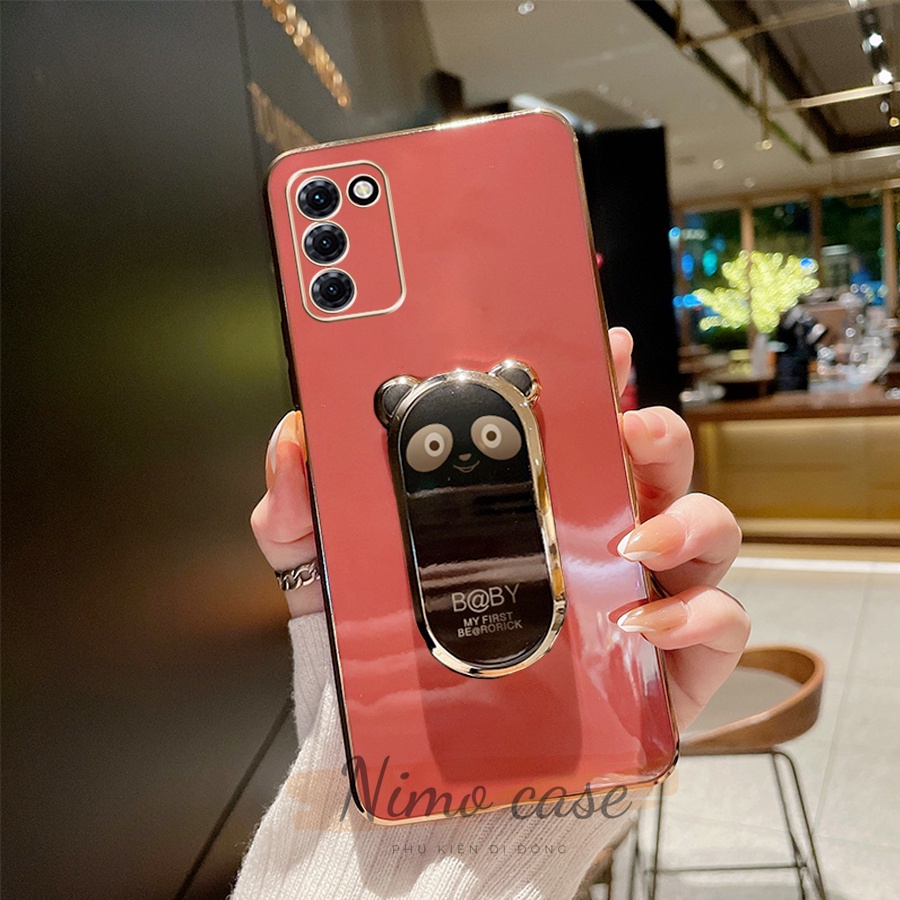Ốp điện thoại Samsung A02s - ỐP LƯNG CHỐNG SỐC CÓ GIÁ ĐỠ HÌNH GẤU DỄ THƯƠNG, DỰNG MÁY TIỆN LỢI KHI XEM PHIM, CHỤP ẢN