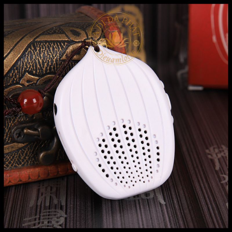 Máy niệm Phật cánh sen 36 bài dùng pin sạc