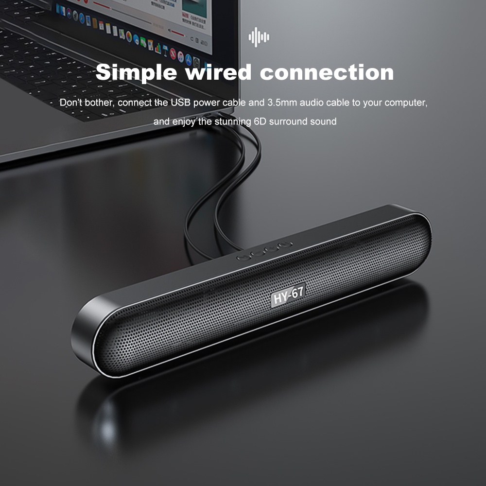 VIRWIR Loa Bluetooth Không Dây Âm Thanh Siêu Trầm Có Đèn RGB