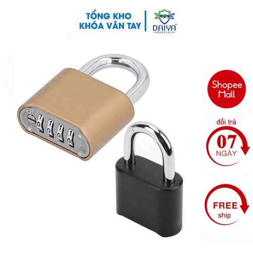 Ổ khóa số DAIYA SMART LOCK HD02 , khóa mật mã 4 mã số hợp kim kẽm cao cấp siêu chống thấm nước