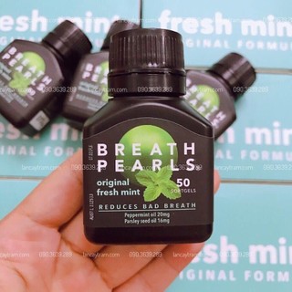 Kẹo Ngậm Thơm Miệng Breath Pearls Freshens Breath Soothes The Stomach 50 Viên