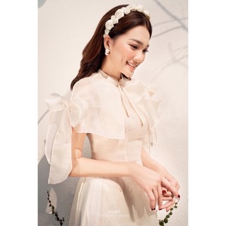 Bờm tóc kết hoa hồng