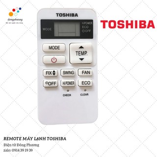 Remote điều khiển điều hòa toshiba