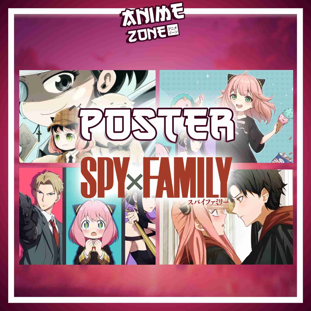 Poster Trang Trí Tranh Anime Spy x Family Dán Trang Trí Decor Góc Học Tập,  Làm Việc by Anime Zone AZ | Shopee Việt Nam