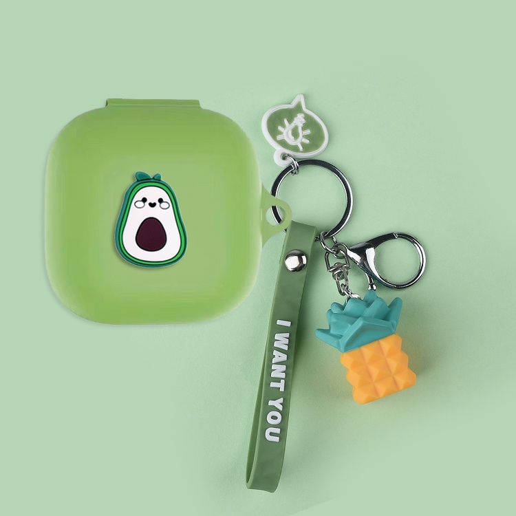 Vỏ Bảo Vệ Hộp Sạc Tai Nghe Bluetooth Baseus WM01 / WM02 / WM01 plus Bằng Silicon Họa Tiết Hoạt Hình Dễ Thương