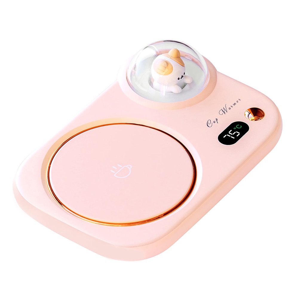 Đế Hâm Nóng Cà Phê Sữa Để Bàn Dễ Thương Cho Mèo Cưng ruiyan