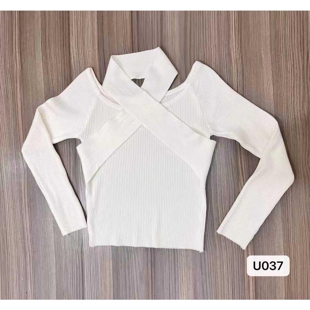 Áo dệt kim SUXI hai dây màu trơn thời trang thu đông cho nữ