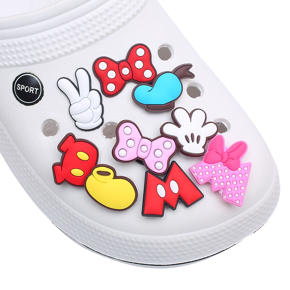 Ghim Cài Giày Hình Disney Minnie Croc Jibbits Jibits Hoạt Hình Chuột Mickey Jibitz Cho Nam