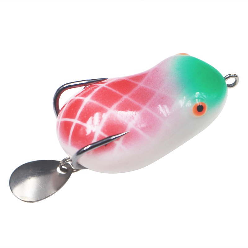 5 mồi giả Mồi Câu Cá Giả Hình Con Ếch 4cm / 7g Super Frog Lure Mồi giả câu cá lóc/Soft Frog/Soft Bait