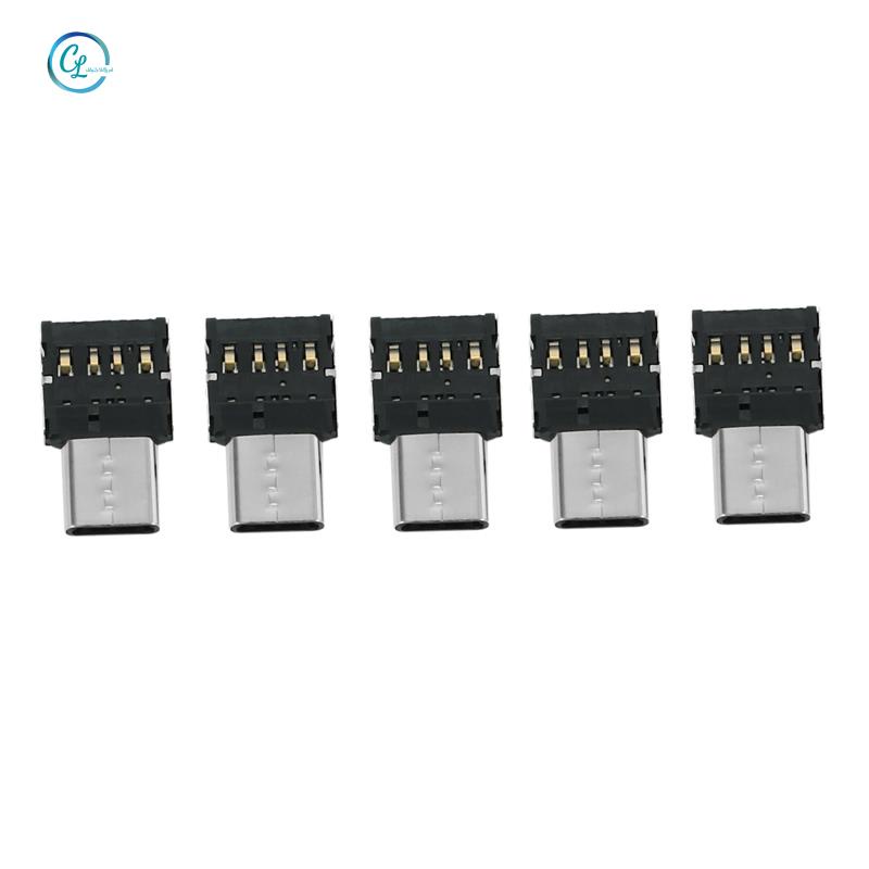 Bộ 5 Đầu Chuyển Mini Type-C USB-C Sang USB 2.0 OTG Cho Điện Thoại / Máy Tính Bảng / Đèn Flash