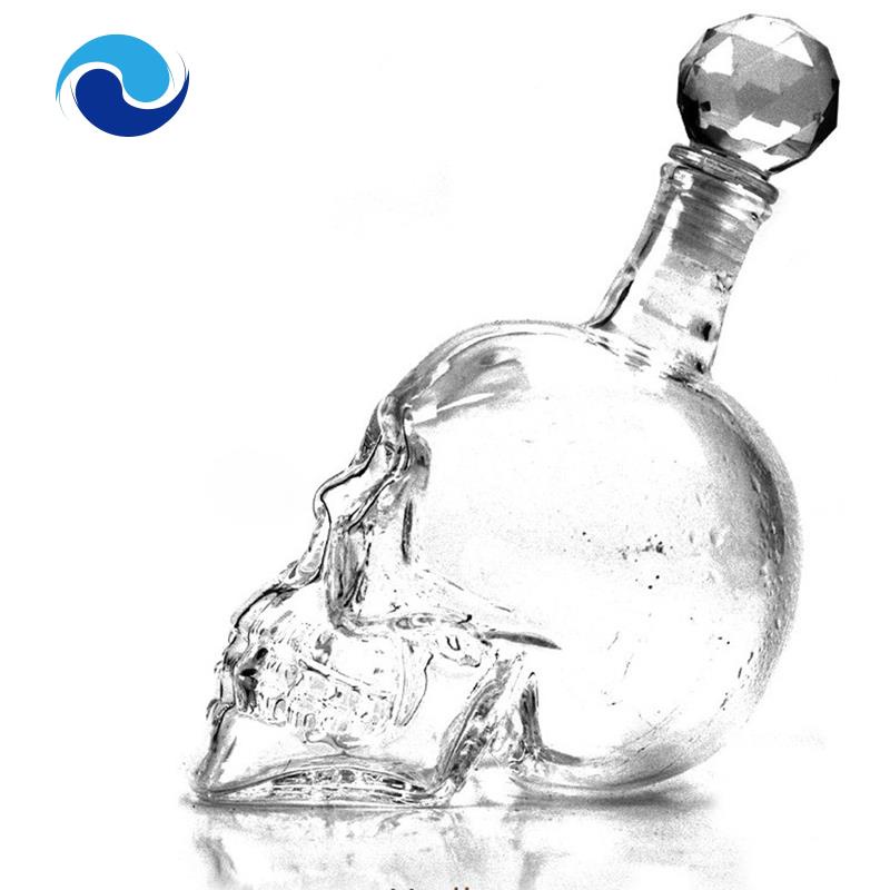 Ly Thủy Tinh Uống Rượu Hình Đầu Lâu Dung Tích 1000ml