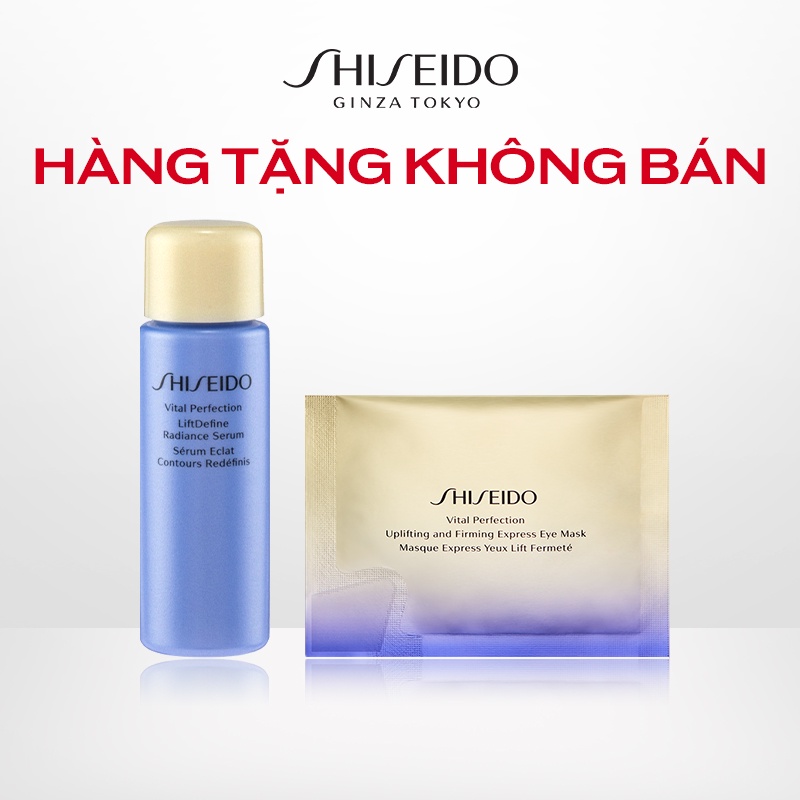 [Quà tặng không bán] Bộ quà tặng Shiseido ngày BAU (tặng kèm sản phẩm Shiseido VPN 30ml)