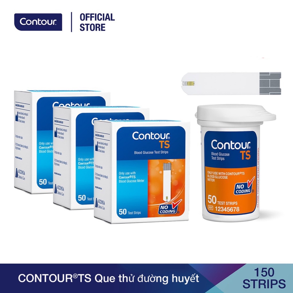 Que thử đường huyết CONTOUR TS ( 150 / hộp)