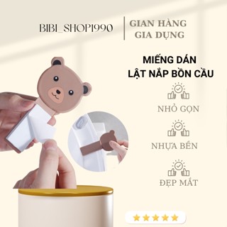 Dụng cụ lật nắp, miếng dán nhấc nắp bồn cầu - Miếng nhựa lật nắp bồn cầu bảo đảm vệ sinh (LBC02)