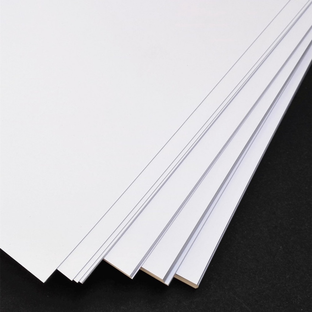 Giấy bìa cứng A3 Ivory 250 - 350gsm hộp quà thẻ Plash Card vẽ tranh làm mô hình 100 tờ