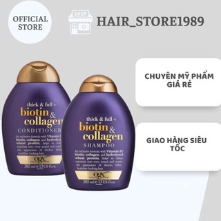Dầu gội dầu xả biotin collagen 385ml combo gội + xả