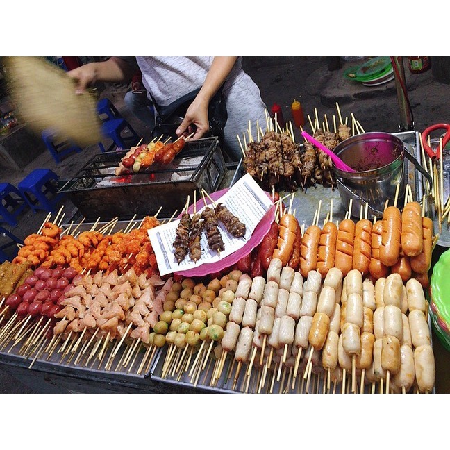 1 Bịch Xiên tre đồ ăn, 500gram, số lượng có ở trong ảnh gần cuối.