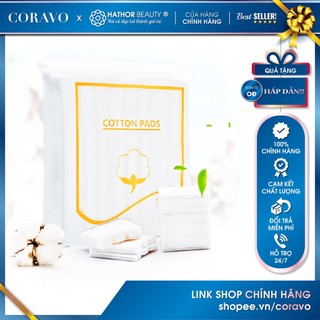 Bông tẩy trang 3 lớp Cotton Pads Hathor Beauty - Coravo