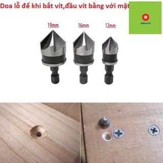Bộ 3 mũi âm đầu vít gỗ