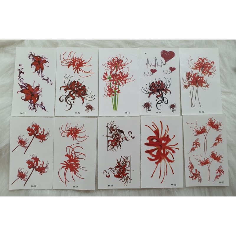 Combo miếng dán hình xăm trên cơ thể