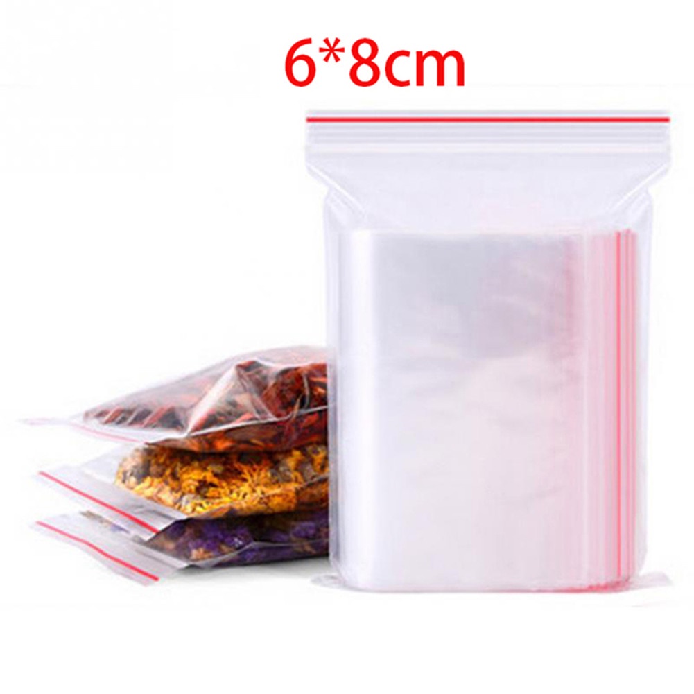 [flash Sale] Set 100 Túi Nhựa Hút Chân Không Đựng Thực Phẩm Tươi Mới s / m / l