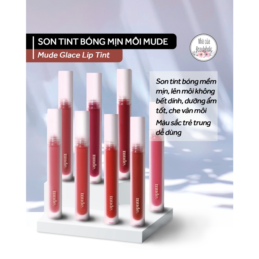 Son tint bóng MUDE GLACE LIP TINT
