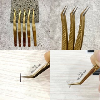 Nhíp nối mi Hoa Hồng đen chuyên gấp nối chập sợi
