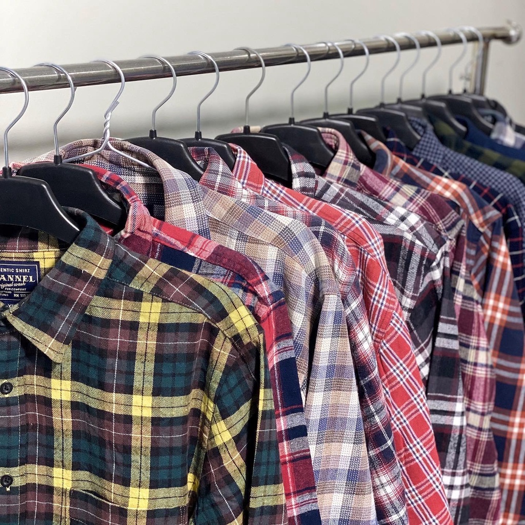 Áo sơ mi tay dài  nam nữ form rộng 2hand sơ mi cổ vest unisex , chất vải cotton nhập Mỹ