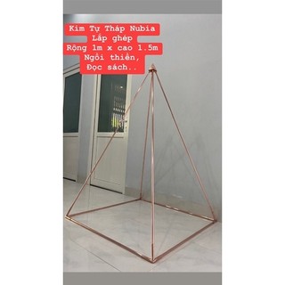 Kim Tự Tháp Nubian 1mx1.5m, lắp ghép, nguyên liệu đồng đỏ nguyên chất.