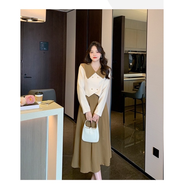 Set váy QC siêu nữ tính, ăn gian tuổi nha