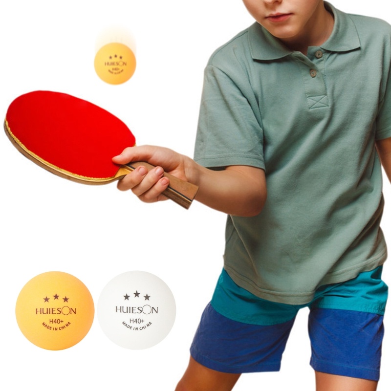 QQ Set 50 Quả Bóng Bàn 3 Sao Pingpong 40 + ABS Tiên Tiến Kèm Đường Viền