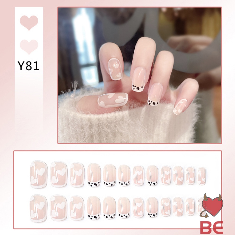 Set 24 móng tay giả YADORNOS tái sử dụng được dùng hàng ngày